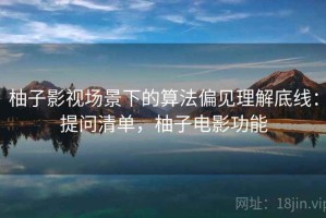 柚子影视场景下的算法偏见理解底线：提问清单，柚子电影功能