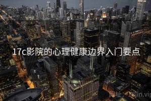 17c影院的心理健康边界入门要点
