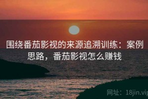 围绕番茄影视的来源追溯训练：案例思路，番茄影视怎么赚钱