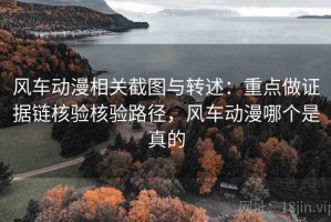 风车动漫相关截图与转述：重点做证据链核验核验路径，风车动漫哪个是真的
