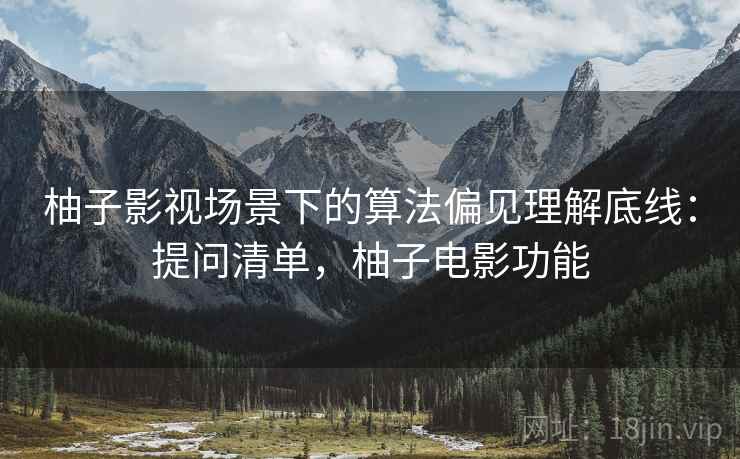 柚子影视场景下的算法偏见理解底线：提问清单，柚子电影功能