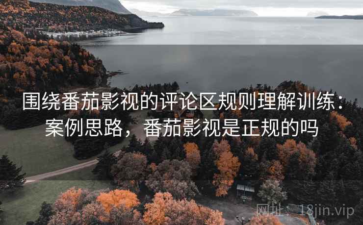 围绕番茄影视的评论区规则理解训练：案例思路，番茄影视是正规的吗