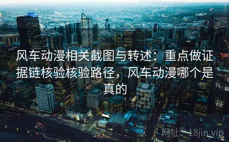 风车动漫相关截图与转述：重点做证据链核验核验路径，风车动漫哪个是真的