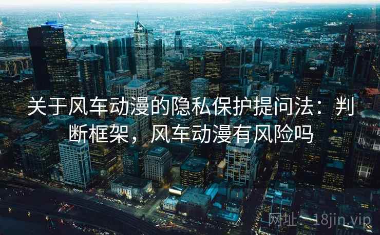 关于风车动漫的隐私保护提问法：判断框架，风车动漫有风险吗