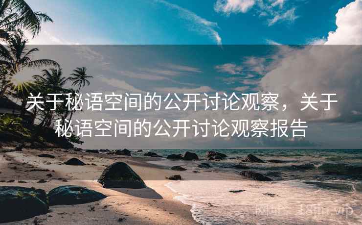 关于秘语空间的公开讨论观察，关于秘语空间的公开讨论观察报告